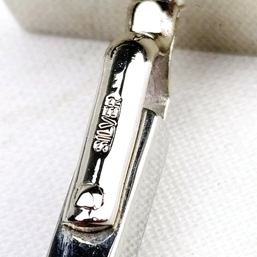 Vtg Akoya Pearl & Sterling Silver Cuff Links EVC - Picture 7 of 12